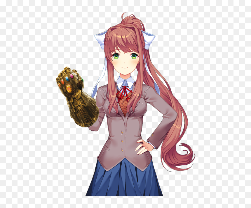Monika Writing Tip Of The Day, HD Png Download - infinity gauntlet png