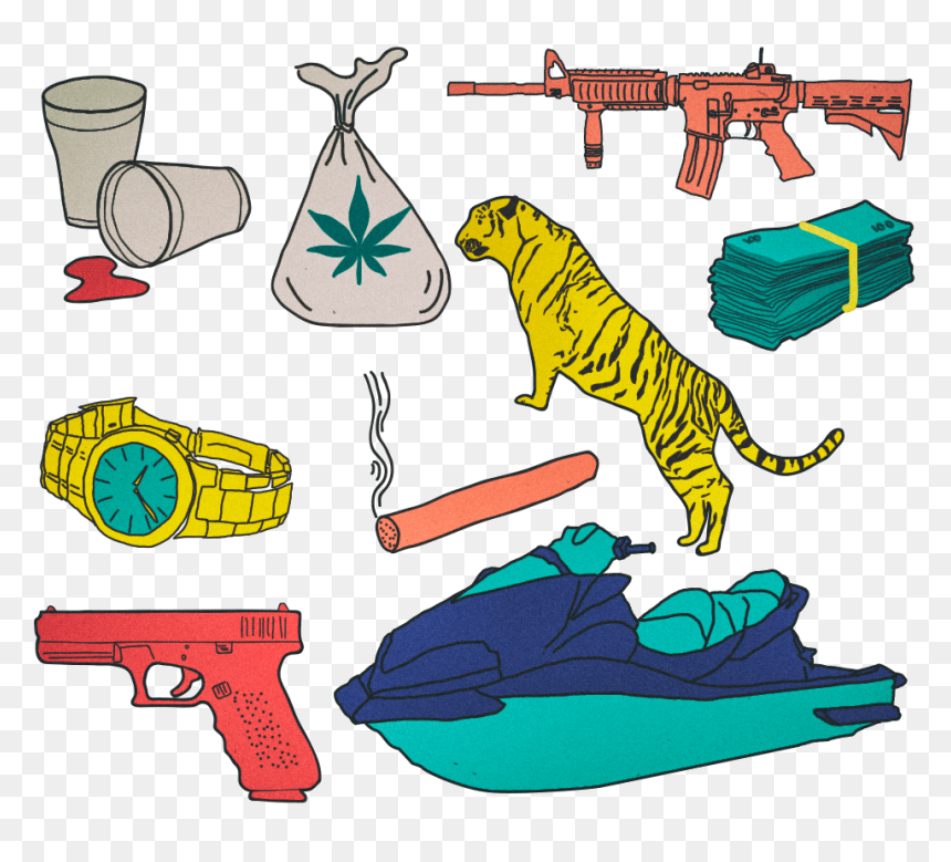 Gun Barrel, HD Png Download - lil pump png