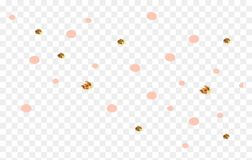 Pink And Gold Transparent, HD Png Download - dots png
