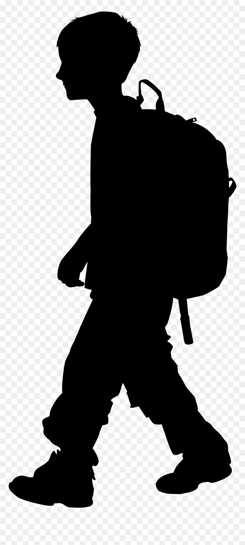 Boy With Backpack Png, Transparent Png - backpack png