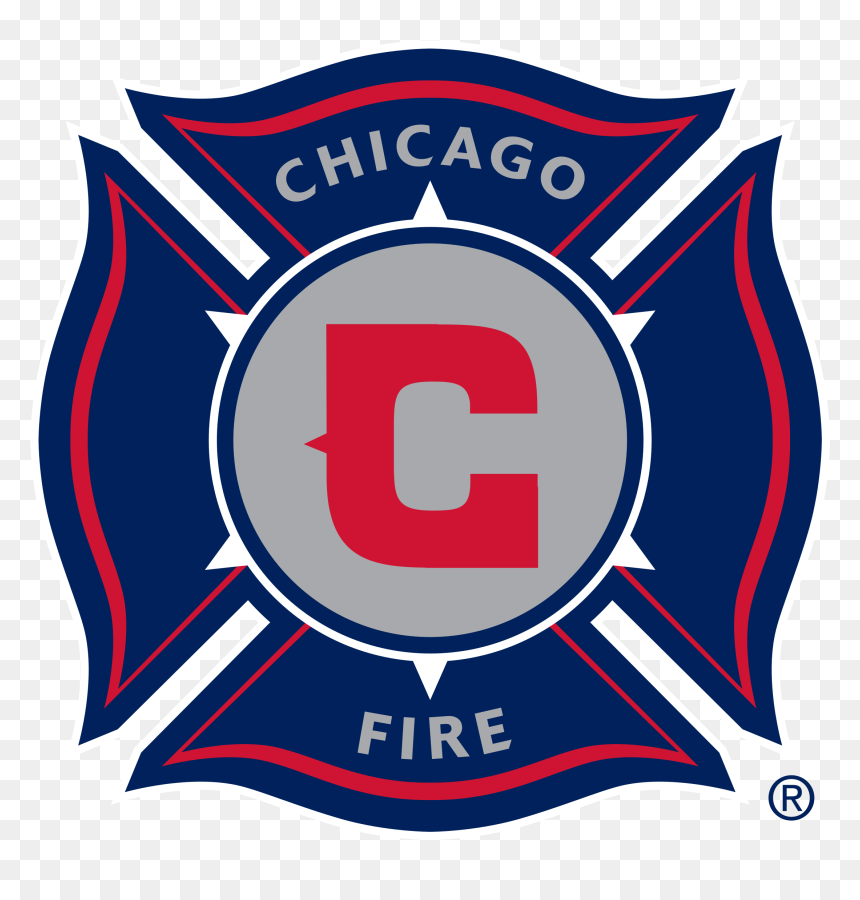 Chicago Fire Soccer Logo, HD Png Download - blue fire png