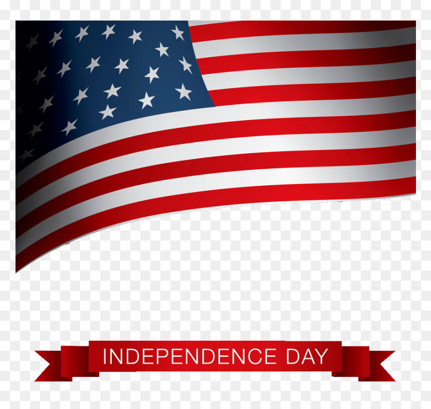 Flag 4th Of July Png, Transparent Png - usa png