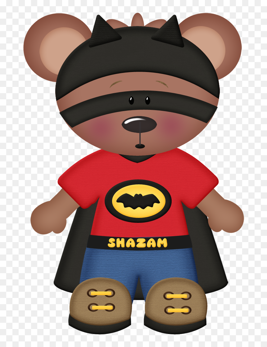 Super Bear Clipart Png, Transparent Png - superhero png