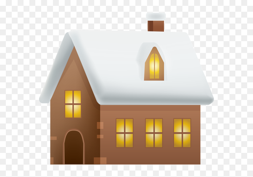 Snow Clipart Home - House, HD Png Download - house transparent png