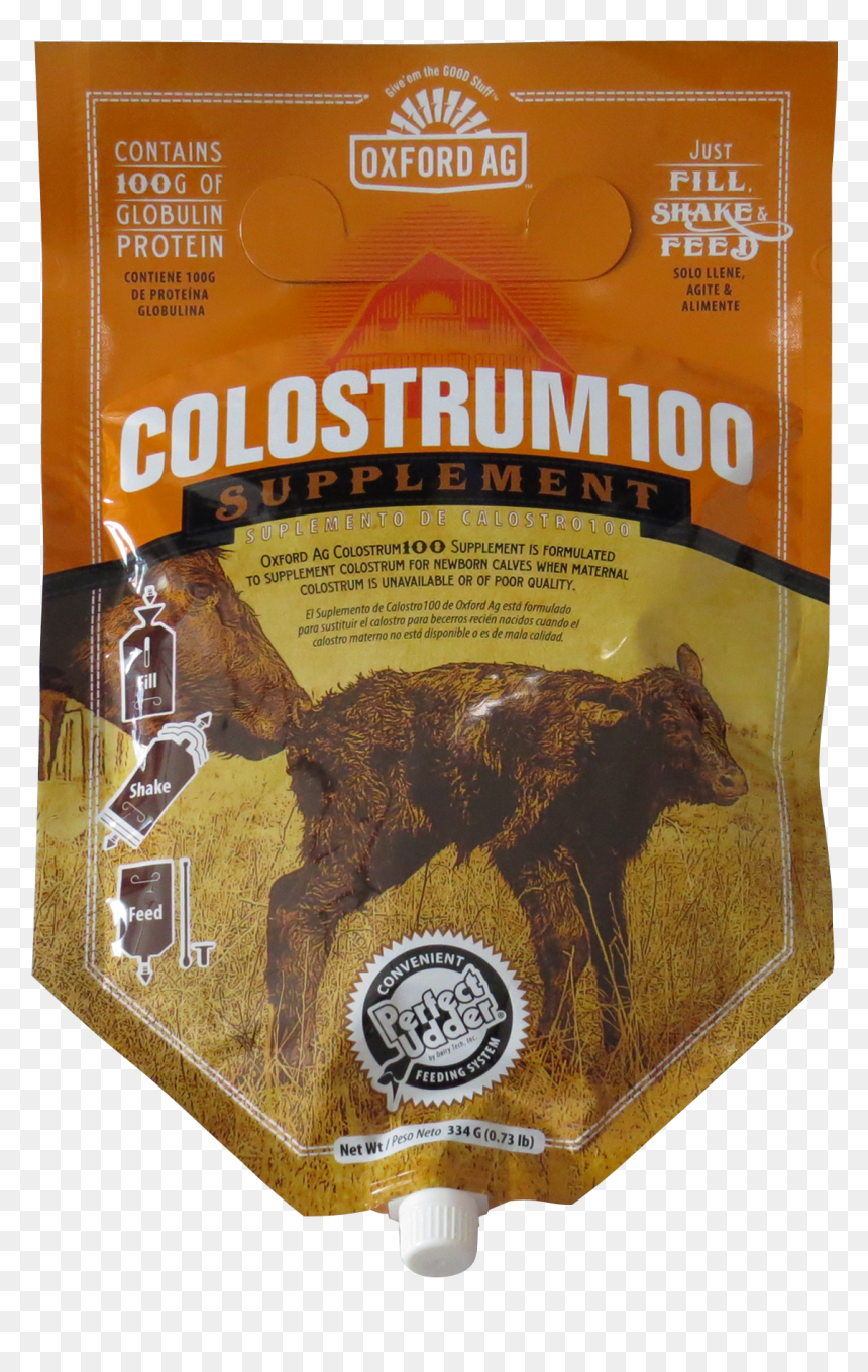 Ox Colostrum100-supplement Single - Chocolate, HD Png Download - milk gallon png