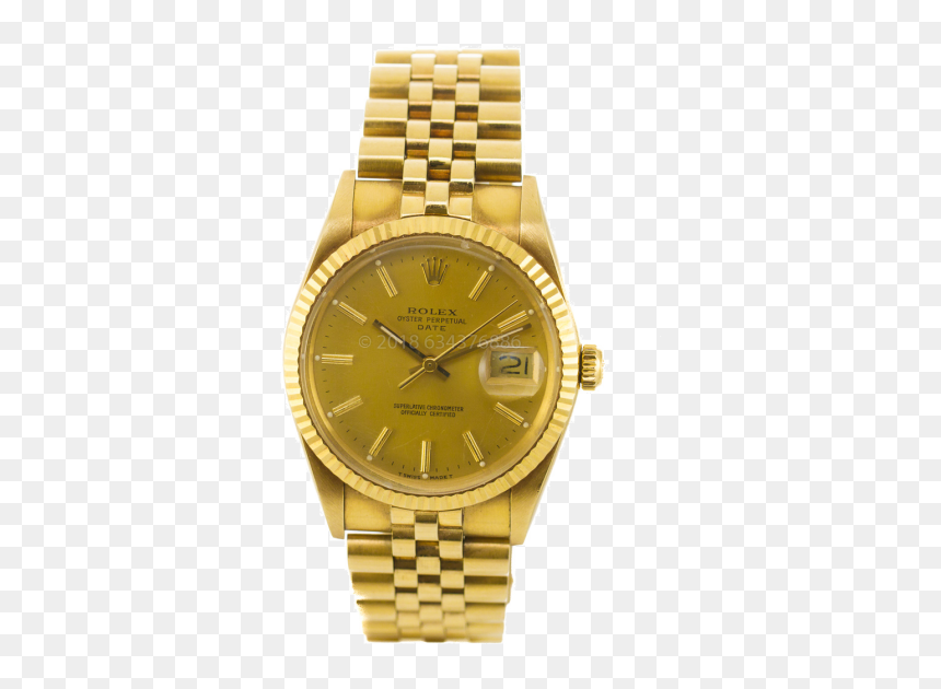 Rolex Datejust 36mm Two Tone 1990, HD Png Download - rolex watch png