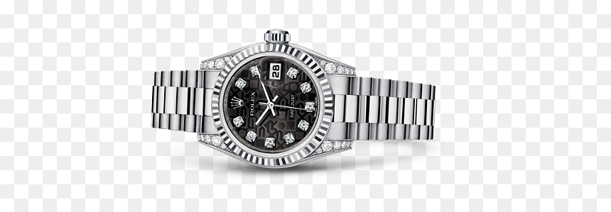 Datejust 36 Mm Dames, HD Png Download - rolex watch png