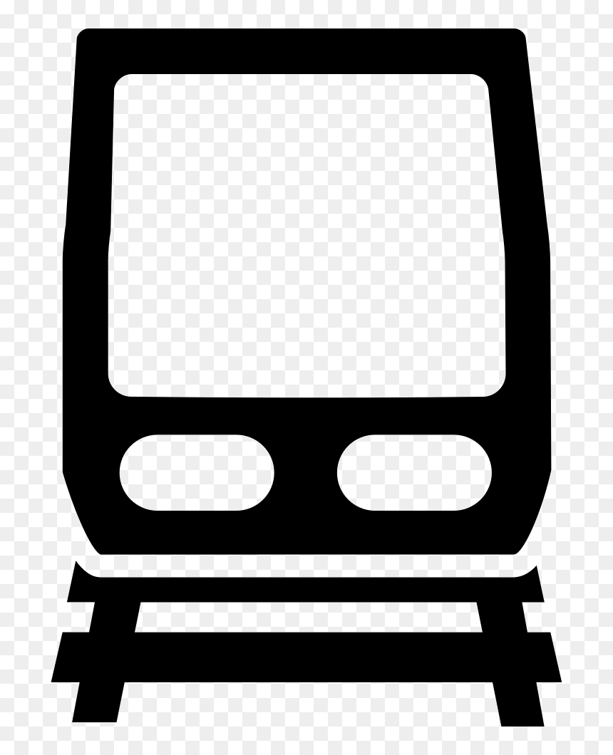 Train Front And Railroad - Train Front Png, Transparent Png - train front png