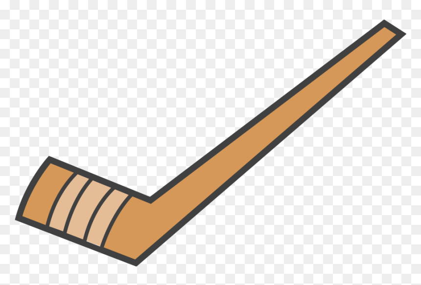 Baseball Bat Line Art - Ice Hockey Stick Clipart, HD Png Download - baseball bat clipart png