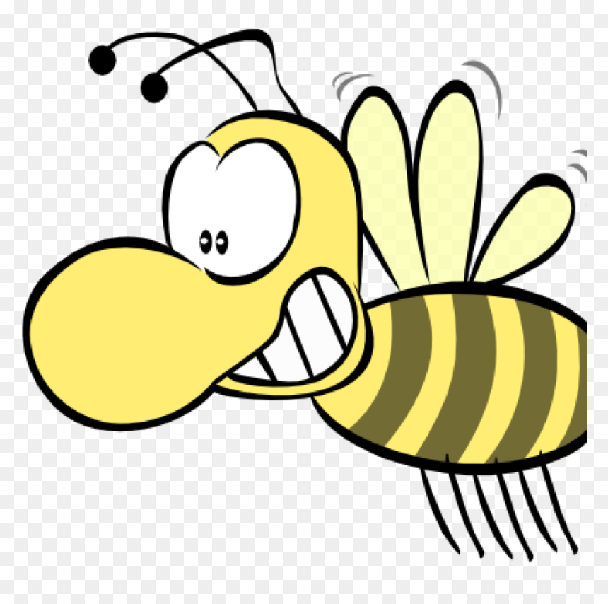 Spelling Bee Clipart Lion Clipart Hatenylo - Cartoon Bee, HD Png Download - cartoon bee png