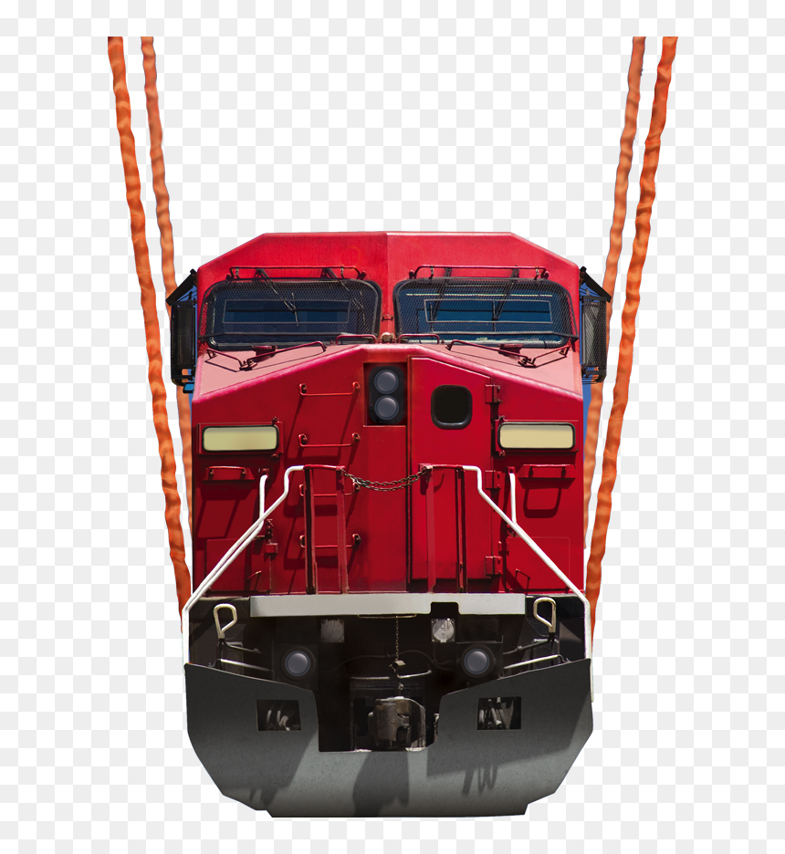 Lifting Slings Moving A Train Car - Lift All, HD Png Download - train front png