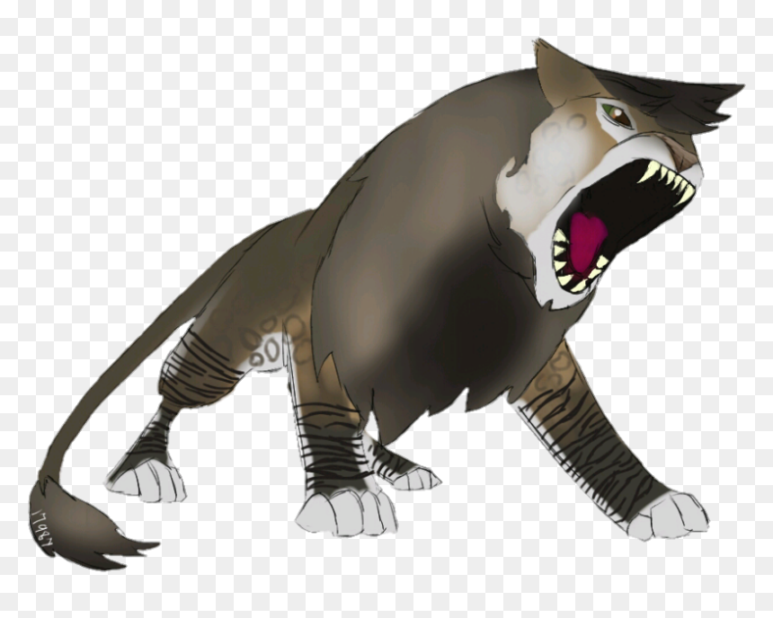 Lion Roaring {colored} - Cartoon, HD Png Download - lion roaring png