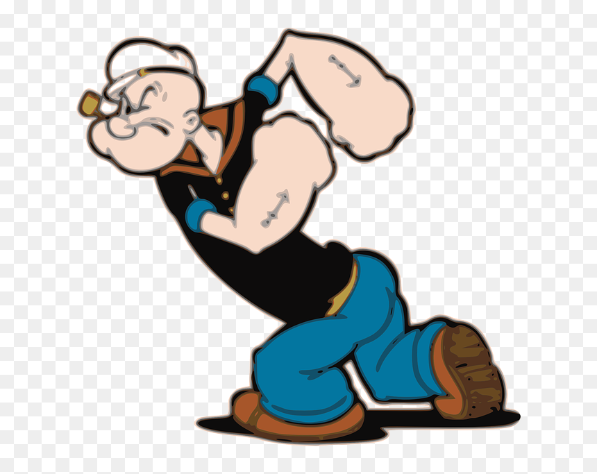 Popeye Is Strong, HD Png Download - strong man png