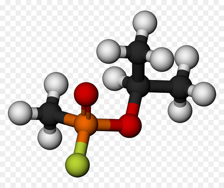 Sarin Molecule, HD Png Download - molecules png