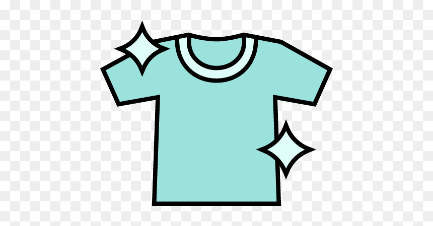 Shirt5-01 - Clean Shirt Cartoon Gif, HD Png Download - folded clothes png