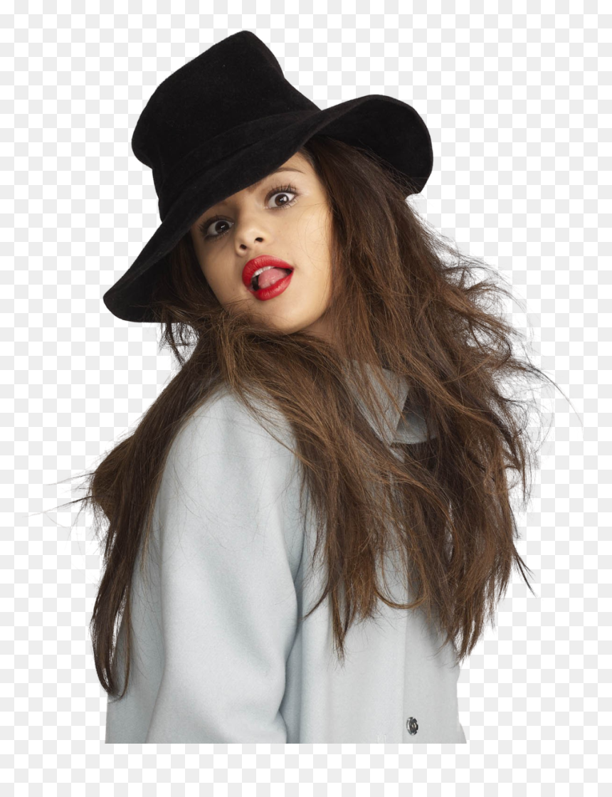 43 Images About Png People 👩🏻👱🏼 ♀ 👧🏻 On We Heart - Selena Gomez Hat Photoshoot, Transparent Png - selena gomez transparent png