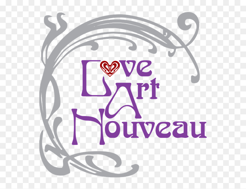 Art Nouveau Logo, HD Png Download - art nouveau png