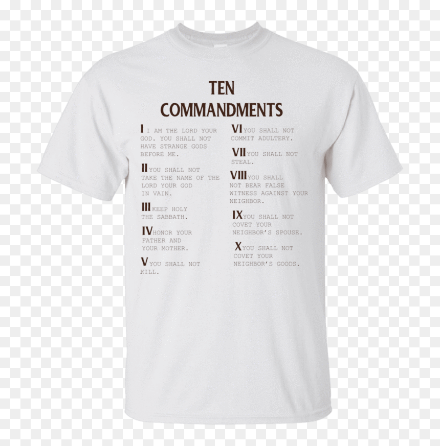 Ten Commandments V2 Apparel Our Lord Style"
 Class= - Laserdisc, HD Png Download - ten commandments png
