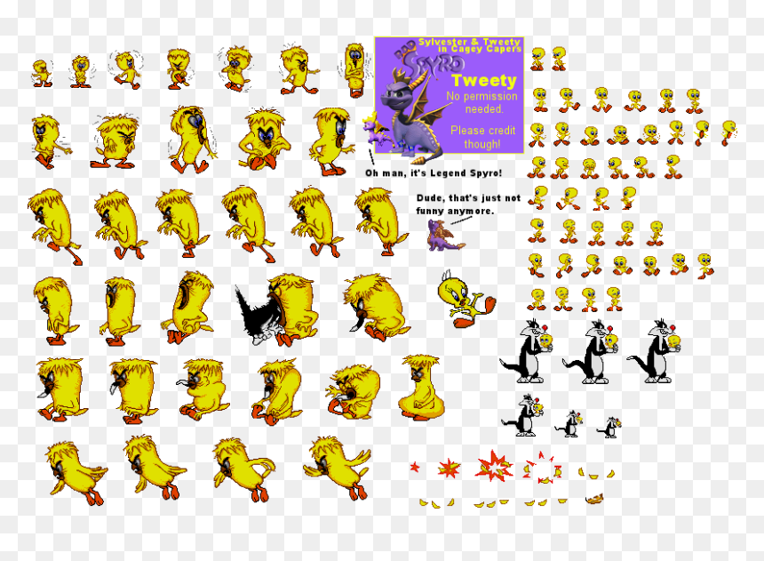 Tweety Bird - Cartoon, HD Png Download - tweety bird png