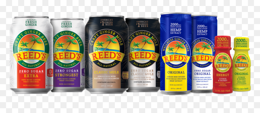 Reeds Hemp Ginger Beer, HD Png Download - reeds png
