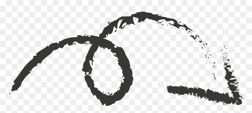 Drawn Arrow Png, Transparent Png - arrow curved png