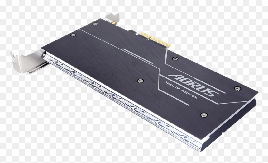 Gigabyte Aorus Rgb Aic Nvme Ssd 1tb, HD Png Download - ssd png
