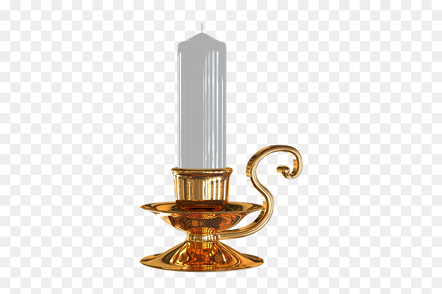 Candle Holder With Candles, Transparent Background - Candle Holder Transparent Background, HD Png Download - candlestick png