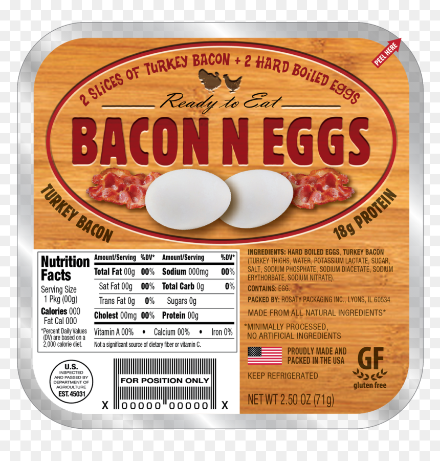 Pepperoni, HD Png Download - bacon and eggs png