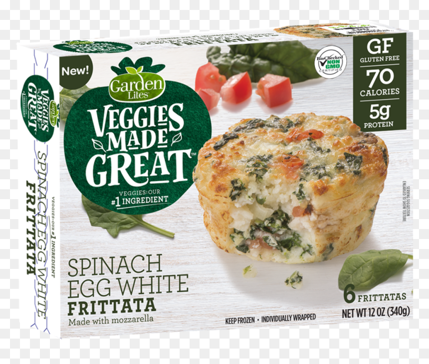 3d Frittata Eggwhite 6ct 050918 - Garden Lites Egg White Frittata, HD Png Download - bacon and eggs png