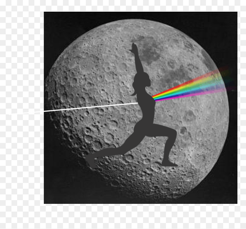 Dark Side Of The Moon Glow Yoga - Far Side Of The Moon, HD Png Download - dark side of the moon png