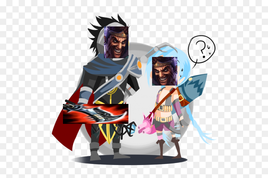 Jinx And Viktor Lol, HD Png Download - draven png