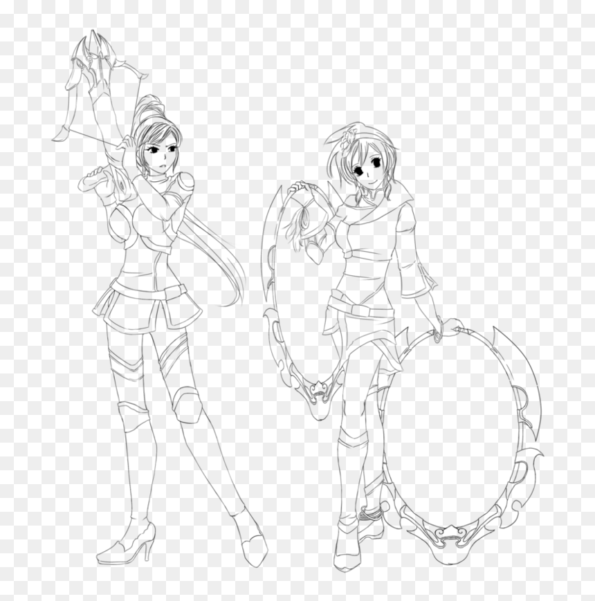 Line Art, HD Png Download - draven png