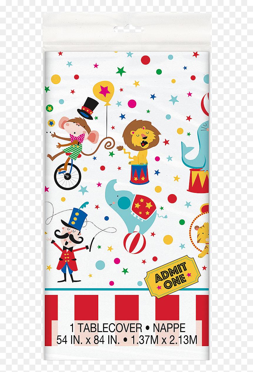 Circus Carnival Table Cover - Circus Round, HD Png Download - carnival banner png
