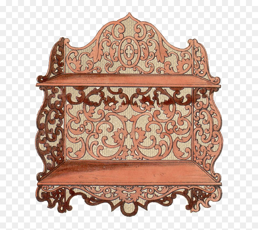 Vintage, Bookcase, Furniture, Antique, Old, Bookshelf - Bookcase, HD Png Download - bookcase png