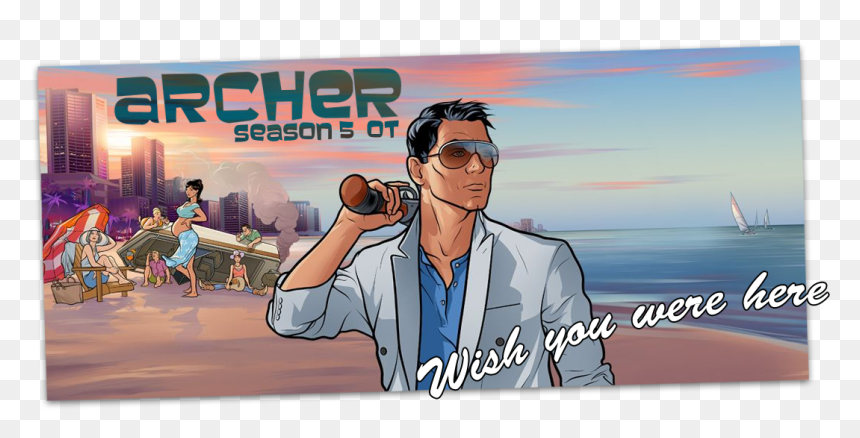 Sterling Archer Hd, HD Png Download - sterling archer png