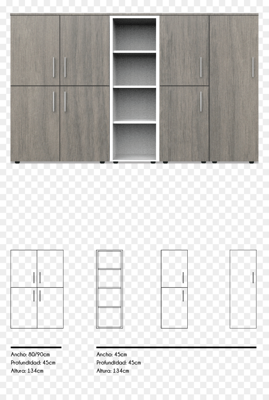 Transparent Modulor Png - Shelf, Png Download - bookcase png