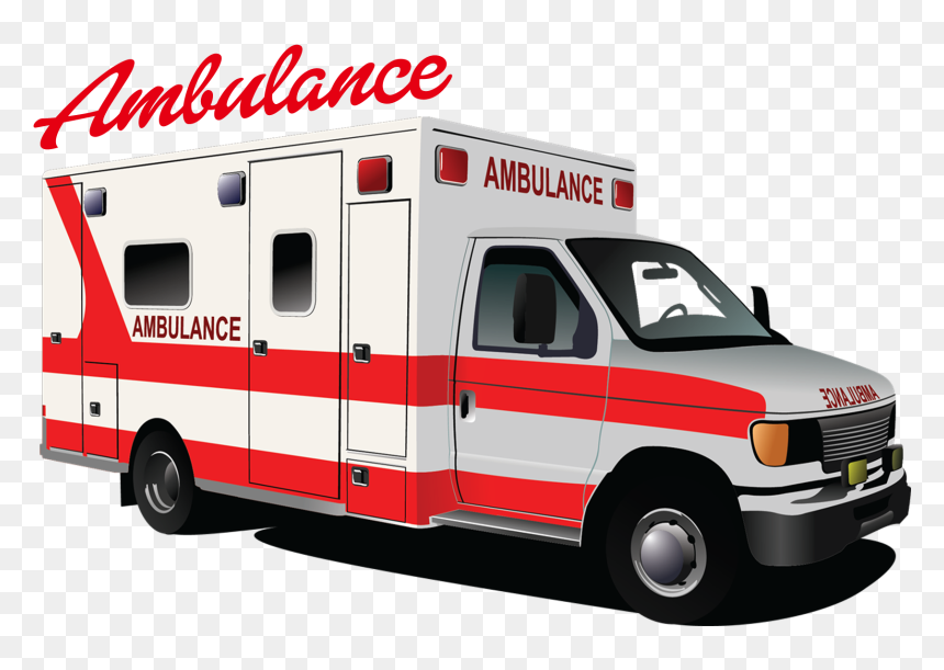 Ambulance Emergency Vehicle Clip Art - Transparent Background Ambulance Clipart, HD Png Download - ambulance icon png