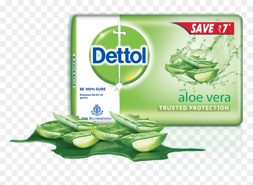 Dettol Aloe Bar Soap - Dettol Aloe Vera Soap, HD Png Download - germs png