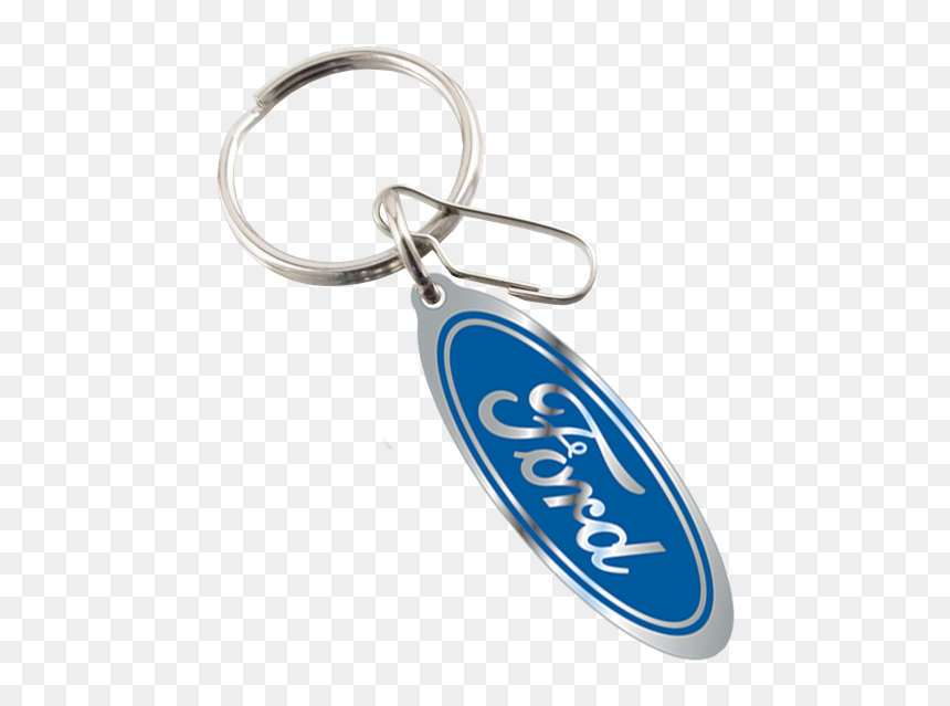Picture Of Ford Logo Enamel Key Chain - Ford, HD Png Download - keychain png