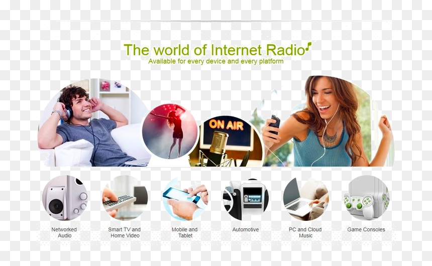 Streaming - Live Stream - Live Streaming - Tunein - - Online Advertising, HD Png Download - tunein png
