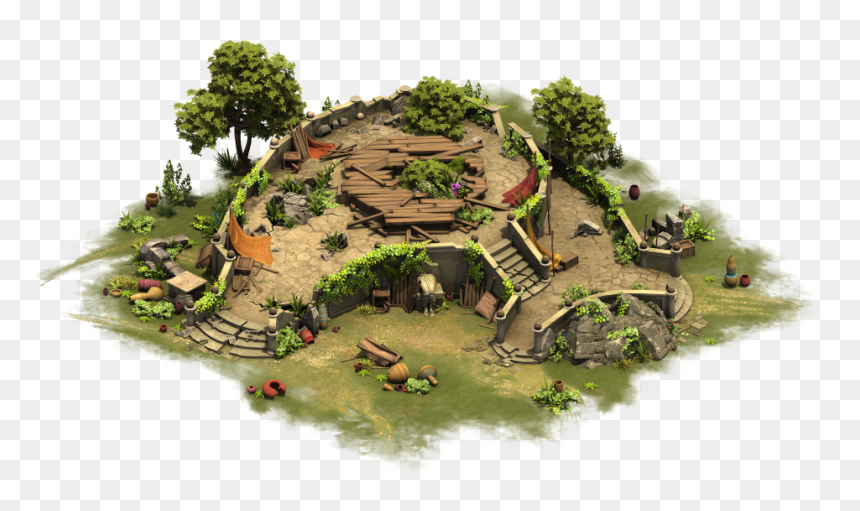 Forge Of Empires Antique Dealer, HD Png Download - aerial tree png