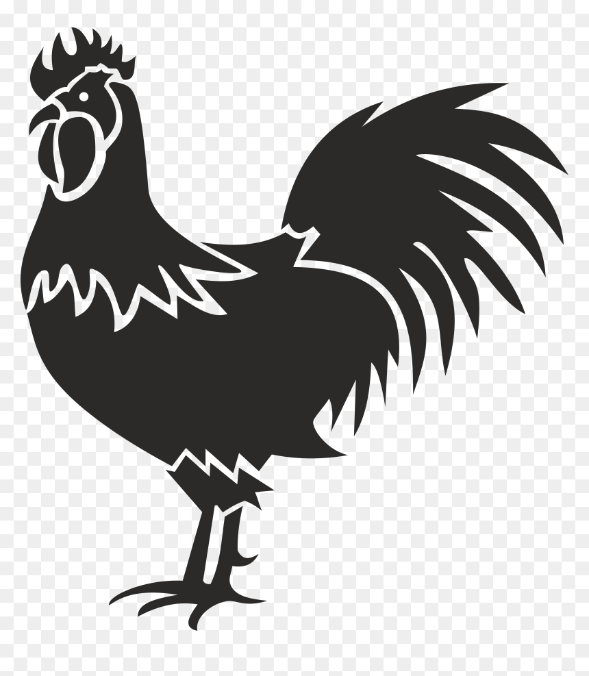 Transparent Rooster Silhouette Png - Rooster Vector Art, Png Download - rooster silhouette png