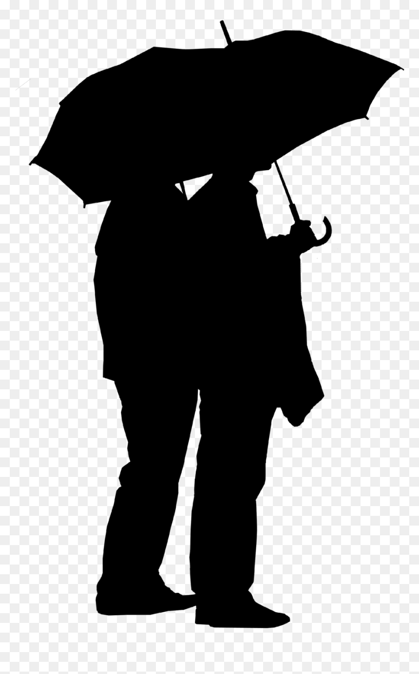 People Png Transparent -ns - People Silhouette Png Umbrella, Png Download - people png transparent