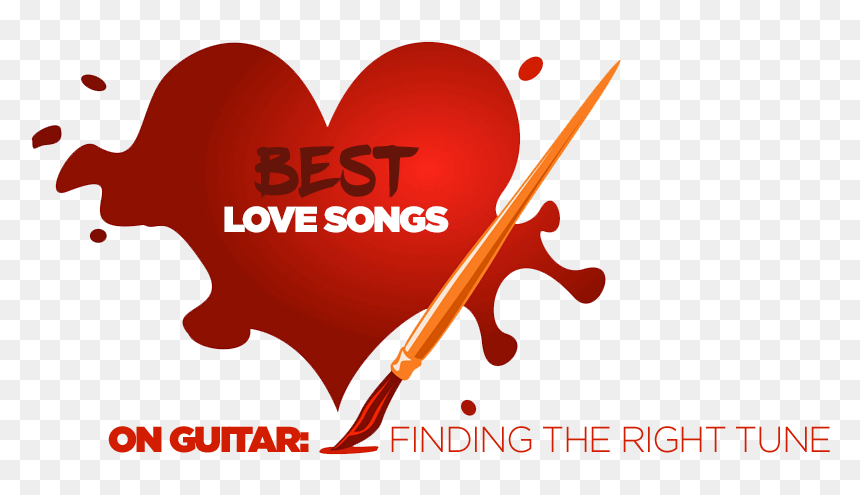 Best Love Songs On Guitar - Heart Best Love Song, HD Png Download - song png
