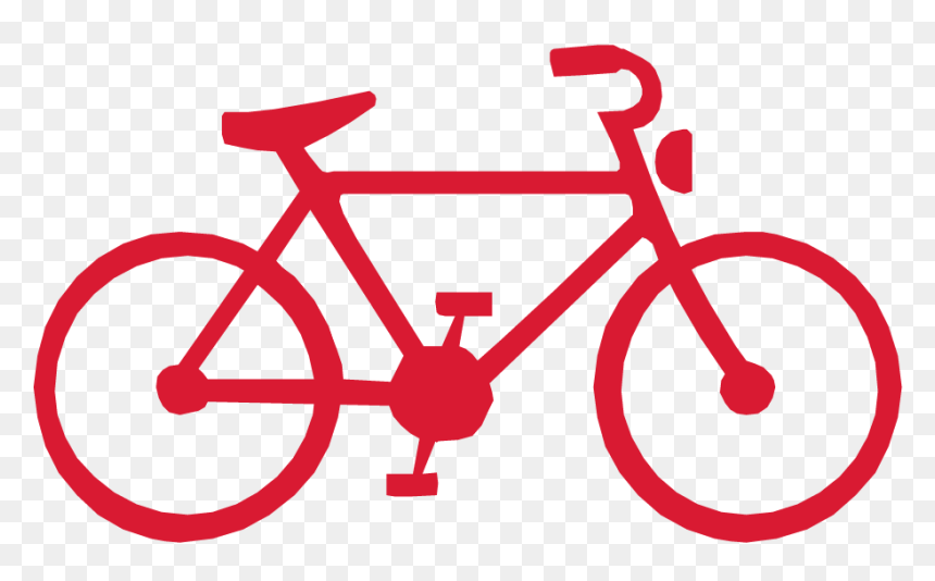 Bicycle Icon - Flat Style Biking, HD Png Download - cycle icon png