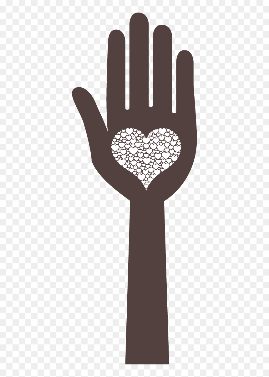 Imagenes De Generosidad Png, Transparent Png - heart hands png