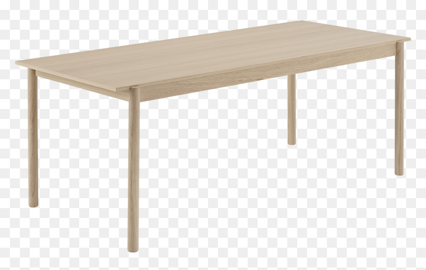 Linear Wood Table Master Linear Wood Table 1554453233 - Muuto Linear Wood Table, HD Png Download - wood furniture png