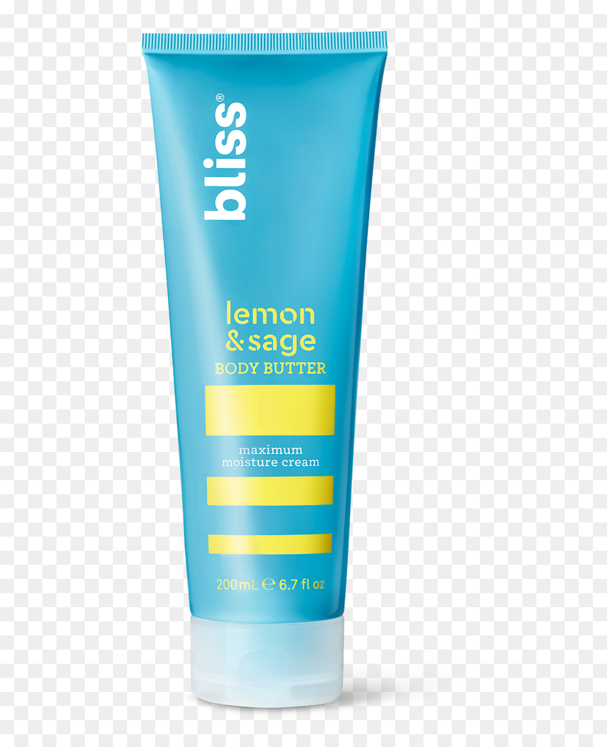 Bliss Lemon And Sage Body Butter, HD Png Download - cosmetic products png