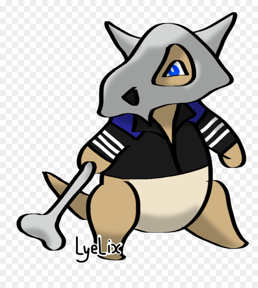 I Drew Cubone Wearing The Vagabond Jacket ‘cause I - Cartoon, HD Png Download - squirtle squad png