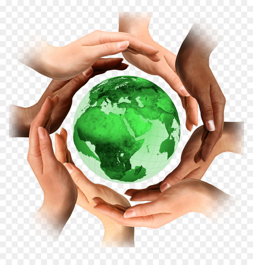 Globe In Hand Png, Transparent Png - around the world png